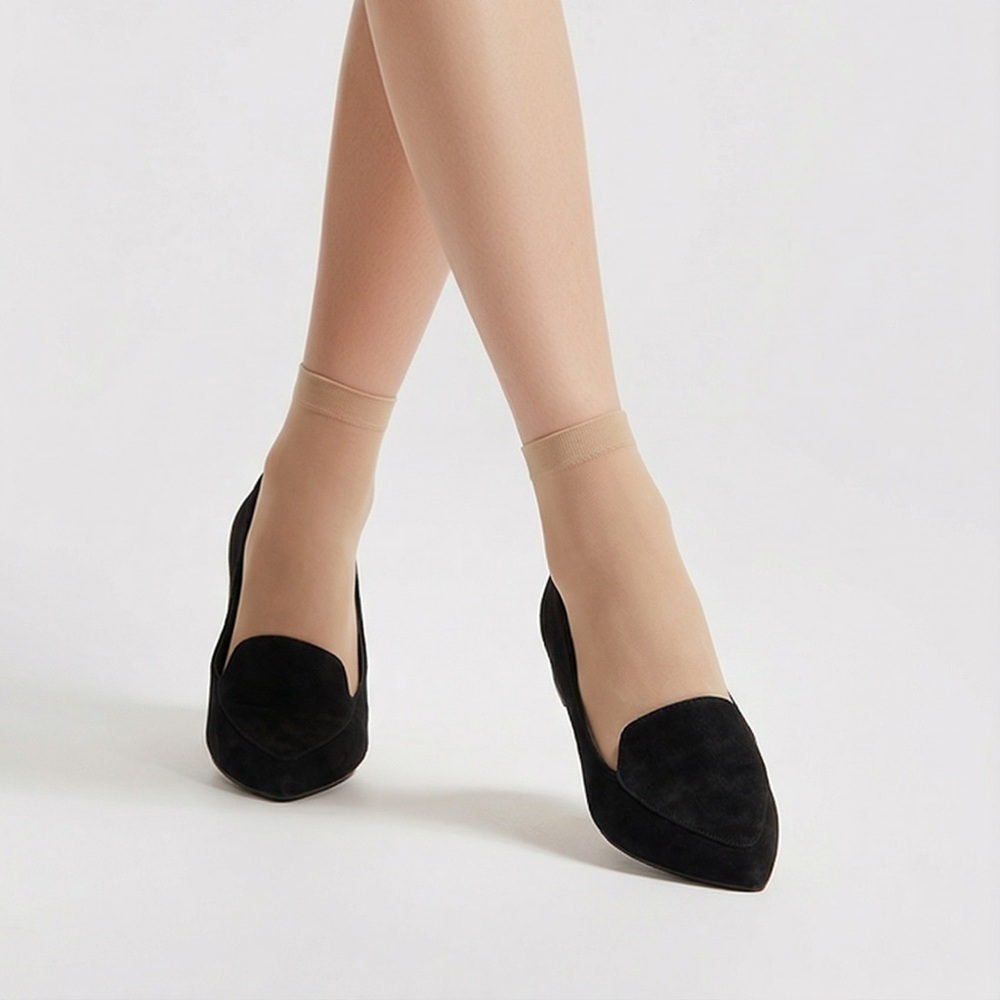 Jones New York Black Suede Loafers